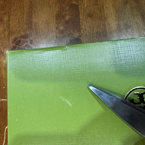 Tory Burch Green Kira Sport Logo Sandal Shoe Empty Box "12x7x4.5 - Picture 5 of 8